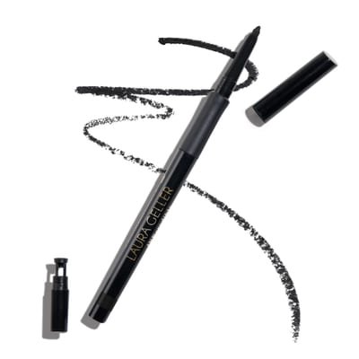 LAURA GELLER NEW YORK LAURA GELLER NEW YORK INKcredible Gel Eyeliner (Blackbird) Waterproof & Smudge-Proof Pencil With Built in Sharpener For Expert Precision - black / black
