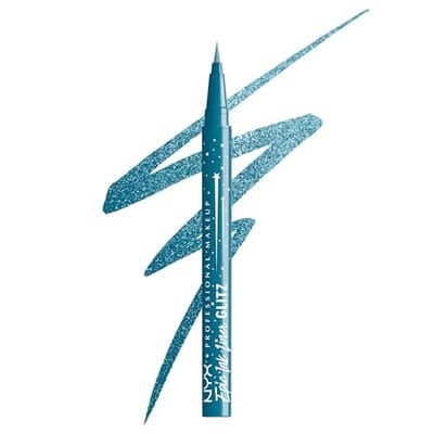 NYX Professional Makeup NYX Professional Makeup Epic Ink Glitz, Metallic Liquid Eyeliner, Tapered Twinkle, 1 Count