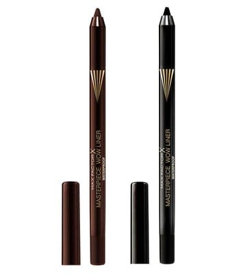 Rimmel Rimmel Max Factor Masterpiece Wow Eyeliner Dark Chocolate Bundle
