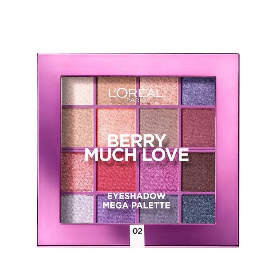 L'Oreal L'Oreal Paris Berry Much Love Eyeshadow Mega Palette - 02