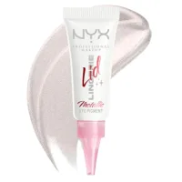 NYX Professional Makeup NYX Professional Makeup Lid Lingerie Cream Eye Pigment Eyeshadow Up To 24H Wear Satin Silver 1 Count