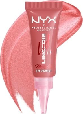NYX Professional Makeup NYX Professional Makeup Lid Lingerie Cream Eye Pigment Eyeshadow Up To 24H Wear Risky Rosé 1 Count in Rose