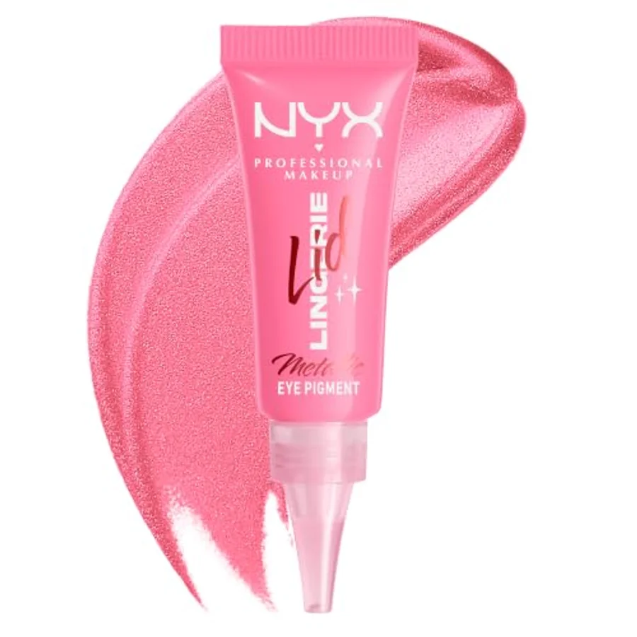 NYX Professional Makeup NYX Professional Makeup Lid Lingerie Cream Eye Pigment Eyeshadow Up To 24H Wear Push Pink 1 Count in Push-