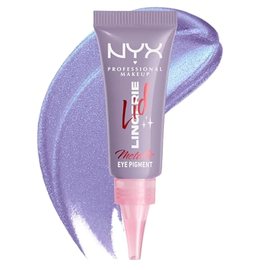 NYX Professional Makeup NYX Professional Makeup Lid Lingerie Cream Eye Pigment Eyeshadow Up To 24H Wear Lacy Lilac 1 Count