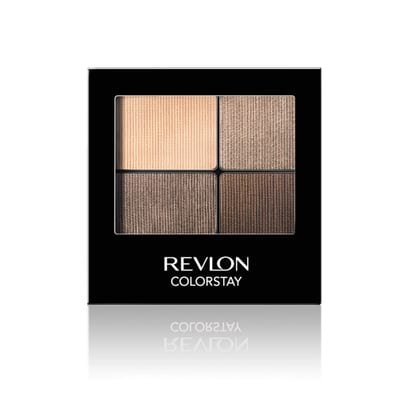 Revlon Revlon ColorStay 16 Hour Eyeshadow Quad with Dual-Ended Applicator Brush - Addictive