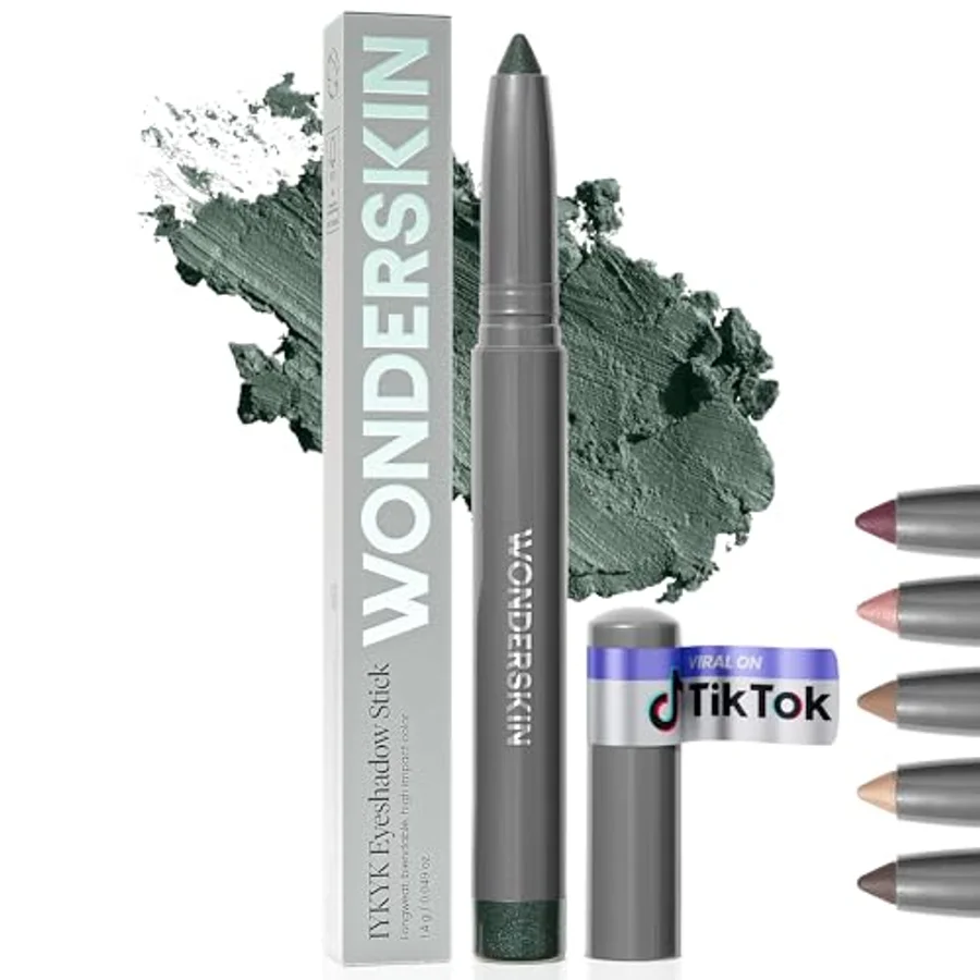 Wonderskin Wonderskin Iykyk Eyeshadow Stick – Green Smoke 1.4g