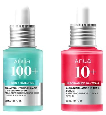 Anua Anua Txa + Niacinamide And Pdrn Hyaluronic Acid Serum Bundle
