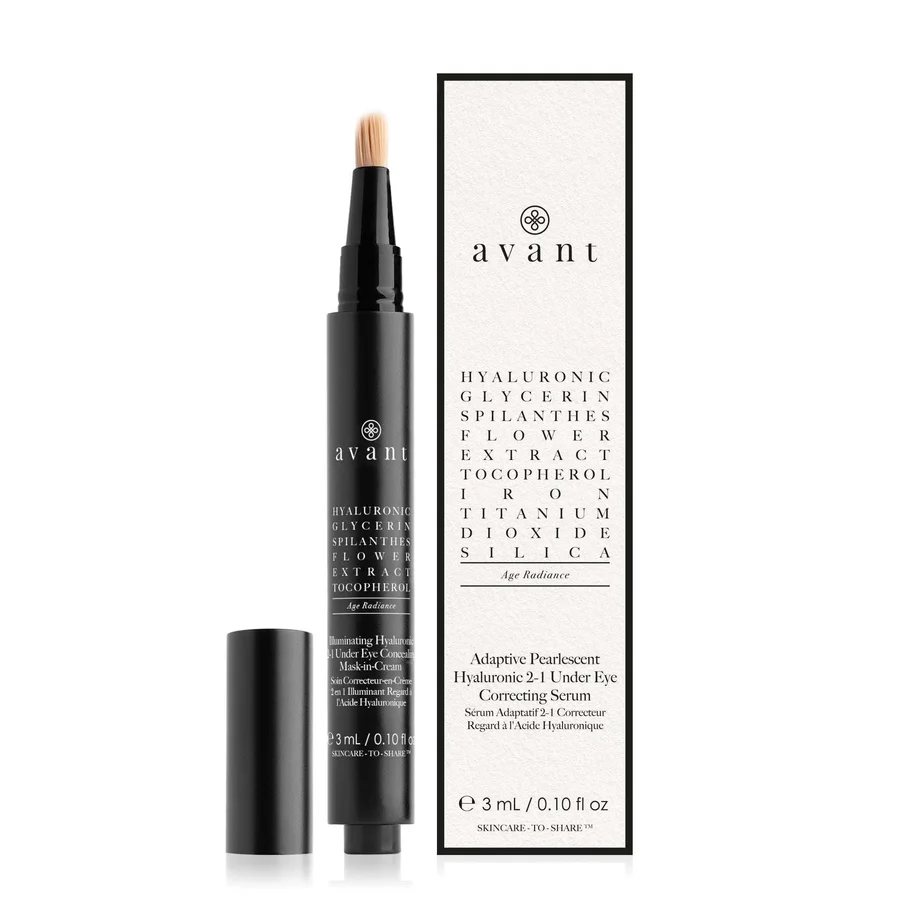 Avant Skincare Adaptive Pearlescent Hyaluronic 2-1 Under Eye Correcting Serum