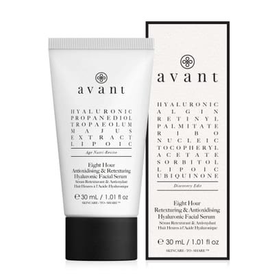 Avant Skincare Eight Hour Retexturing  & Anti-Oxidising Hyaluronic Facial Serum | Packaging: Travel Pack