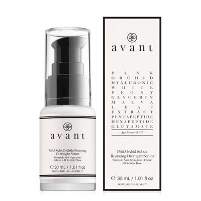 Avant Skincare Pink Orchid Subtle Restoring Overnight Serum | Packaging: Travel Pack