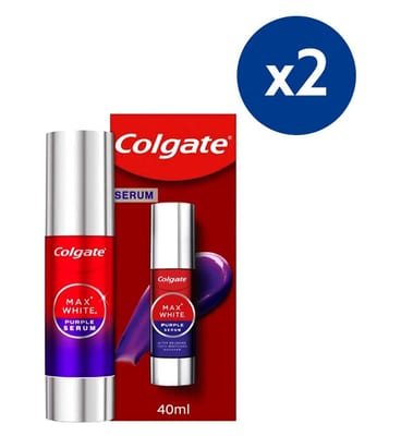 Colgate Colgate Max White Purple Serum Duo Bundle