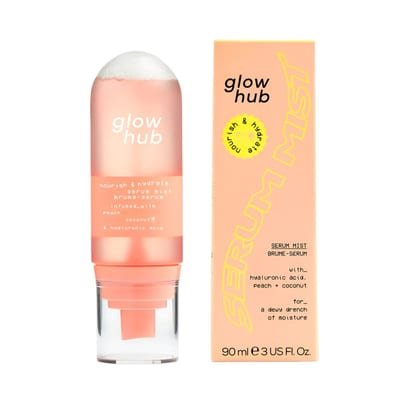Glow Hub Glow Hub Nourish and Hydrate Serum Mist with Hyaluronic acid 90ml - Peach and Coconut