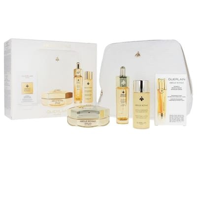 Guerlain Guerlain Abeille Royale Gift Set 50ml Day Cream + 15ml Youth Watery Oil + 40ml Fortifying Lotion + 7 x 0.6ml Double R Renew & Repair Serum + Pouch
