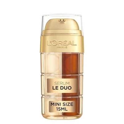 Loreal L'Oreal Paris Age Perfect Le Duo Defying Serum Mini, With Collagen Peptide Booster, 15ml