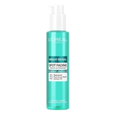 Loreal L'Oreal Paris Bright Reveal Spot Fading Serum-In-Cleanser Niacinamide And Salicylic Acid 150ml