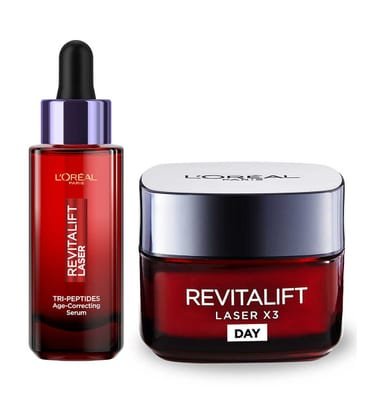 Loreal L'Oreal Paris Revitalift Laser Tripeptide Serum & Day Cream Bundle