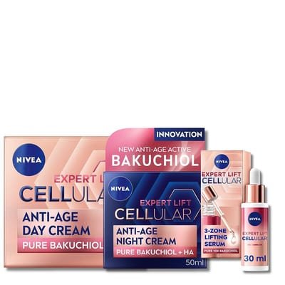 Nivea Nivea Day Cream/Night Cream & Serum Bundle