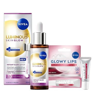 Nivea Nivea Luminous Glow Serum & Lips Berry