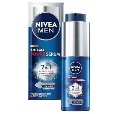 Nivea Nivea Men 2In1 Anti-Age Power Serum With Luminous630 & Hyaluronic Acid 30ml