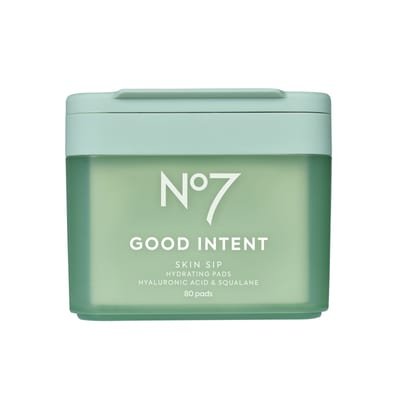 NO7 No7 GOOD INTENT Skin Sip Milky Serum Toner Pads 80pk