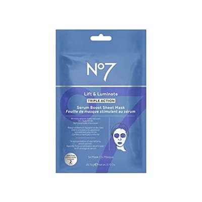 NO7 No7 Lift And Luminate Triple Action Serum Sheet Face Mask