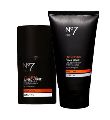 NO7 No7 Men's Energising Serum & Face Wash