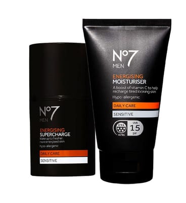 NO7 No7 Men's Energising Serum & Moisturiser