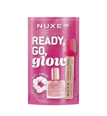 NUXE NUXE Ready, Go, Glow Essentials - Very Rose Plumping Lip Serum