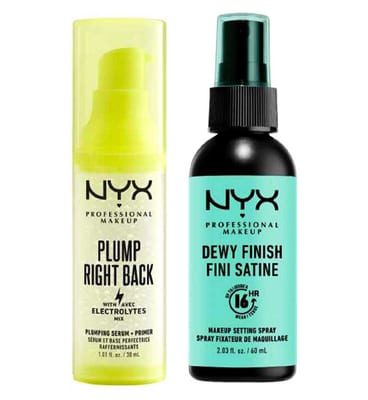 NYX Professional Makeup NYX Professional Makeup Matte Dewy Setting Spray And Plump Right Back Primer & Serum
