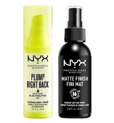 NYX Professional Makeup NYX Professional Makeup Matte Setting Spray And Plump Right Back Primer & Serum