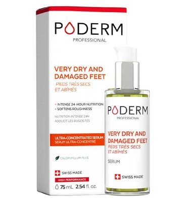 Poderm Poderm Very Dry And Damaged Feet Repairing Serum (75Ml) - Nourishes For 24H, Repairs Barrier Smoothes Calluses Touch