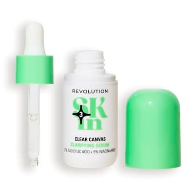 Revolution Revolution Skin Clear Canvas 5% Niacinamide & 2% Salicylic Acid Clarifying Serum, 30ml