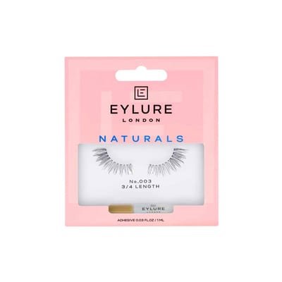 Eylure Eylure 3/4 Length No. 003 False Lashes (packaging may vary) 1 pair (Pack of 1) No. 003 - Black