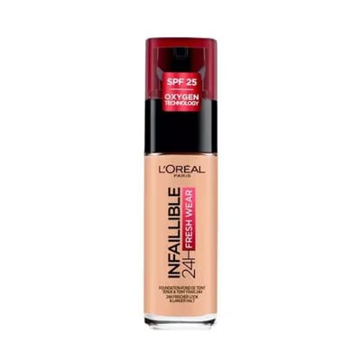 L'Oreal L'Oreal Infaillible 24H Fresh Wear Foundation - 125 Natural Rose