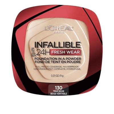 L'Oreal L'Oreal Infaillible 24H Fresh Wear Foundation In A Powder - 130 True Beige