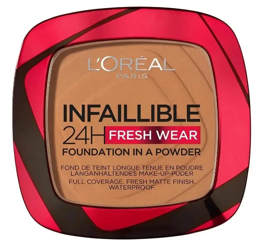 L'Oreal L'Oreal Infaillible 24H Fresh Wear Foundation Powder – 330 Hazelnut