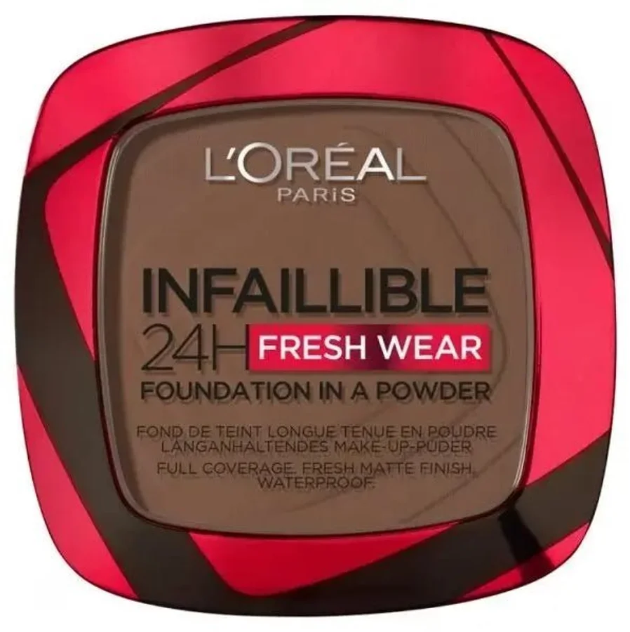L'Oreal L'Oreal Infaillible 24H Fresh Wear Foundation Powder – 390 Ebony