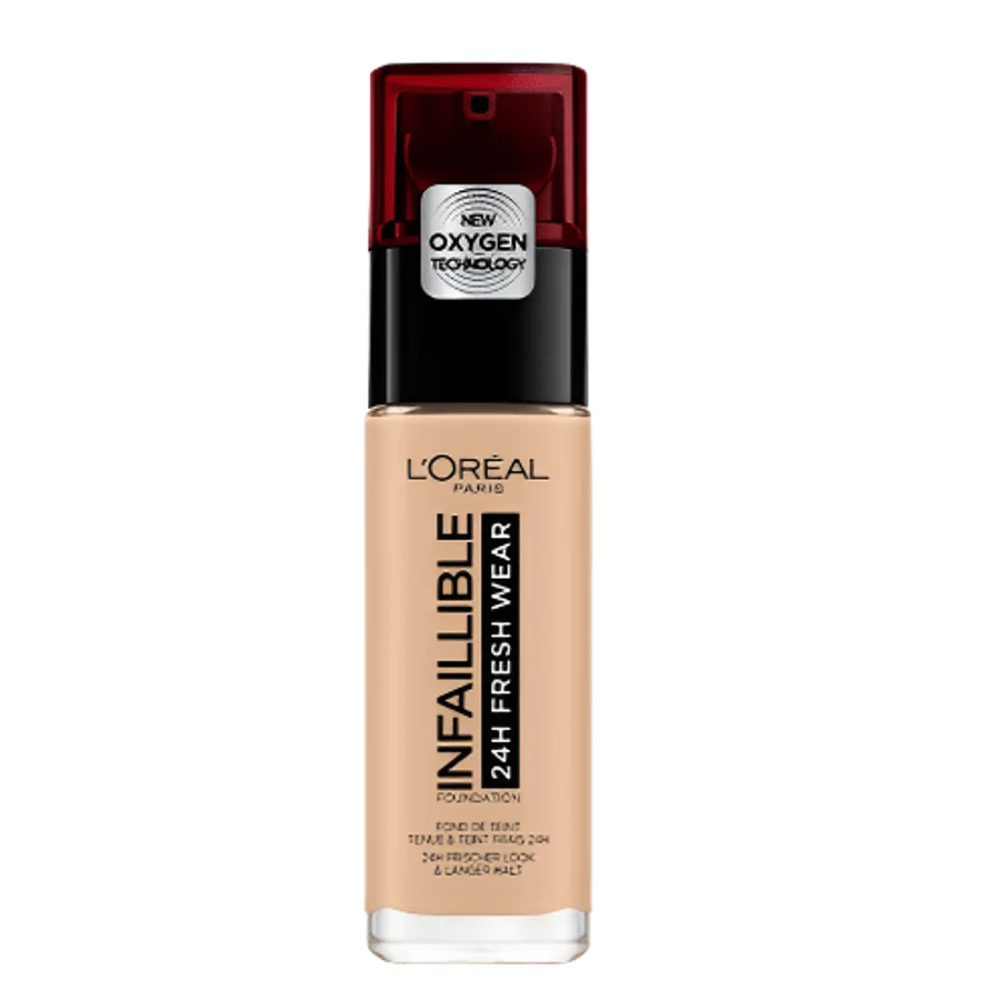 L'Oreal L'Oreal Paris Infaillible 24H Fresh Wear Liquid Foundation – 125 Natural Rose