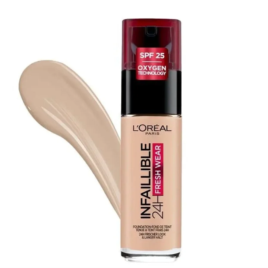 L'Oreal L'Oreal Paris Infaillible 24H Fresh Wear Liquid Foundation – 25 Rose Ivory