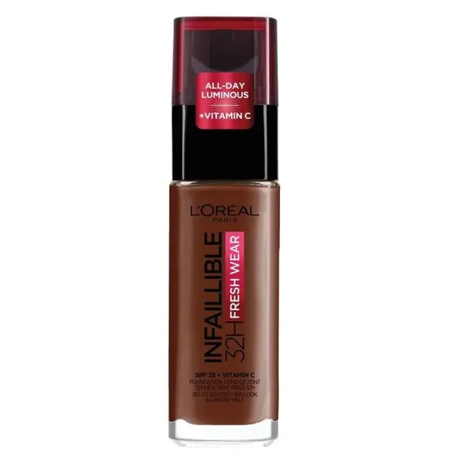 L'Oreal L'Oreal Paris Infaillible 24H Fresh Wear Liquid Foundation – 390 Ebony