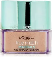 L'Oreal L'Oreal True Match Minerals Skin-Improving Foundation – 1.D/1.W Golden Ivory