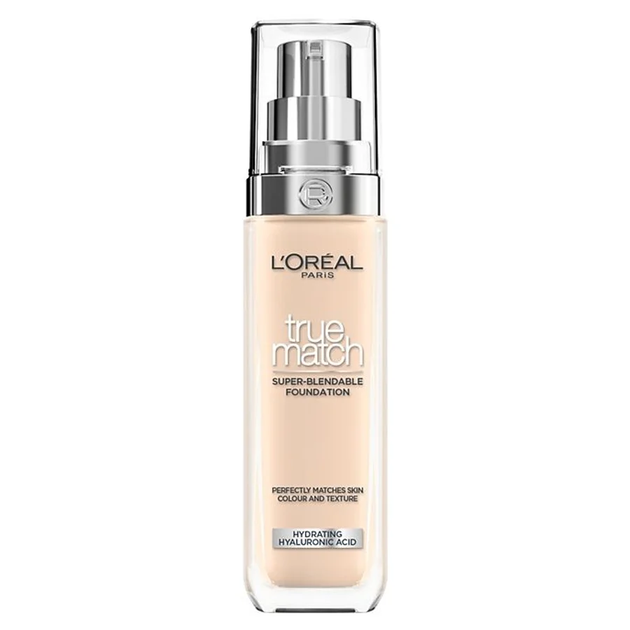 Loreal L'Oreal Paris Foundation, True Match With Hyaluronic Acid And Spf, 0.5N, 30ml