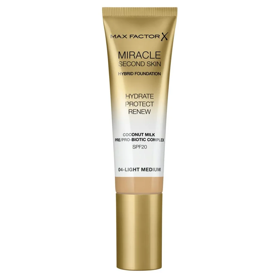 Max Factor Max Factor Miracle Touch Second Skin Foundation SPF20 30ml - 4 Light Medium