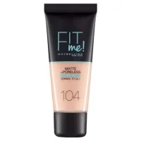 Maybelline Maybelline Fit Me Matte + Poreless Foundation – 104 Soft Ivory