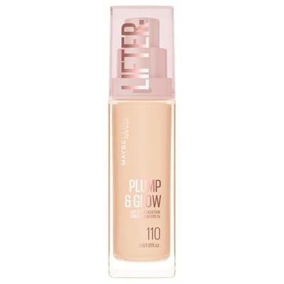 Maybelline Maybelline New York Foundation, Lifter Plump & Glow All Day Wear, Shade 110, 30ml