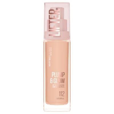 Maybelline Maybelline New York Foundation, Lifter Plump & Glow All Day Wear, Shade 112, 30ml