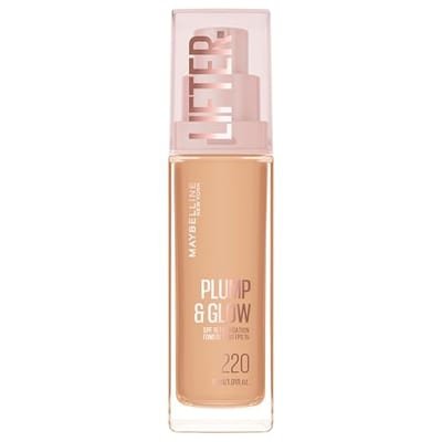 Maybelline Maybelline New York Foundation, Lifter Plump & Glow All Day Wear, Shade 220, 30ml