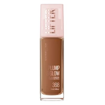 Maybelline Maybelline New York Foundation, Lifter Plump & Glow All Day Wear, Shade 368, 30ml