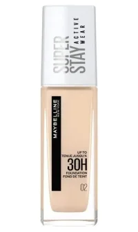 Maybelline Maybelline Super Stay Active Wear Up to 30H Foundation – 02 Naked Ivory