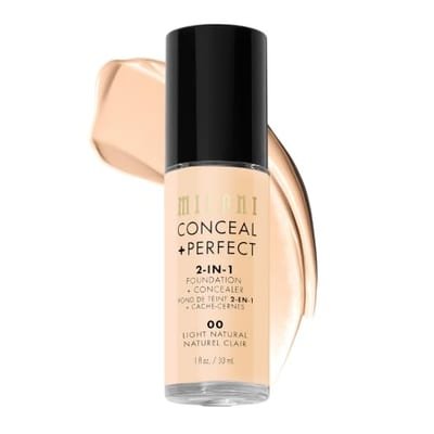 Milani Milani Conceal + Perfect 2-In-1 Foundation 00 Light Natural, 30ml
